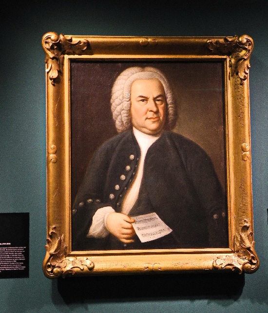 Haußmanns Bachporträt von 1748 zurück in Leipzig. Foto Ursula Wiegand