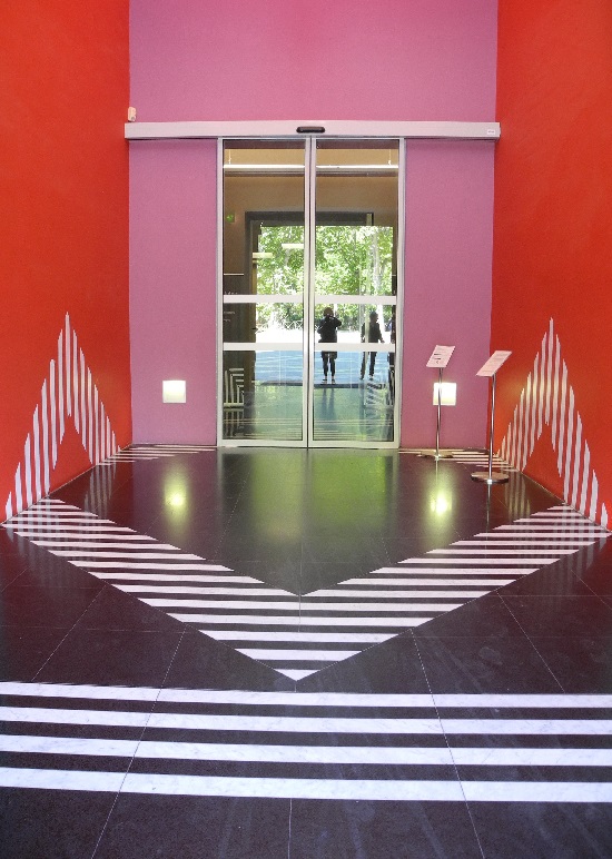 Musée Fabre, neuer Eingang von Daniel Buren, 2007