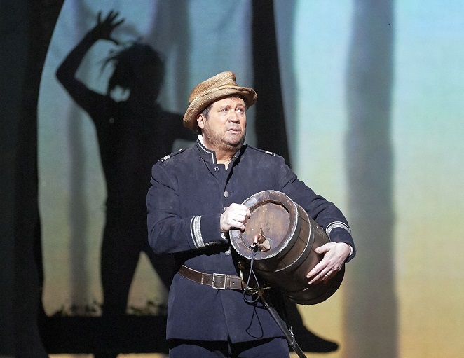 Der amerikanische Counter DAVID DANIELS als Trinculo in Thomas Adés "The Tempest"
