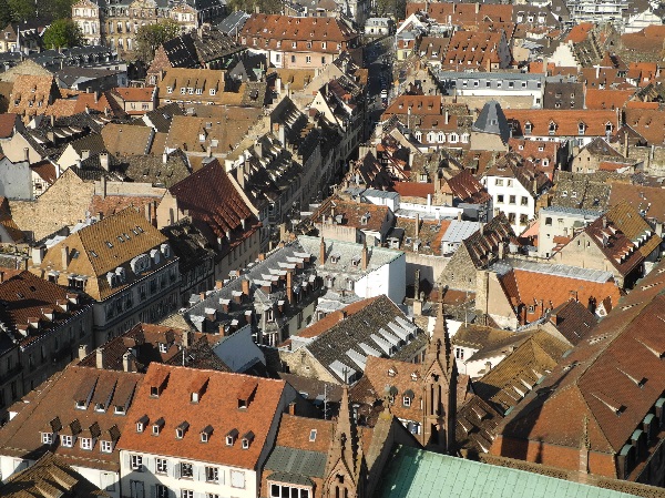 Blick auf Straßburgs Altstadt