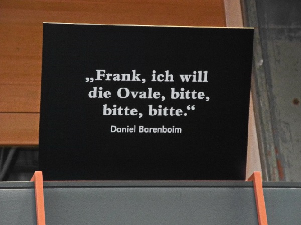 Daniel Barenboims Bitte an Frank Gehry