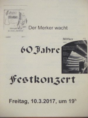 Merker Konzert  Porgramm Konzert