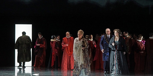 Szene im 3.Akt, Otello im Abgang