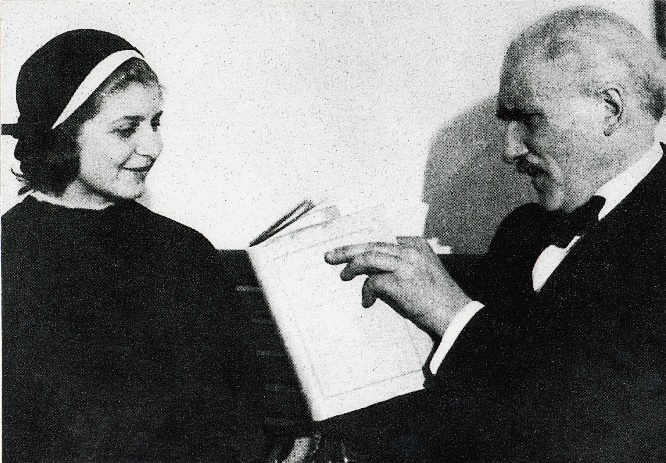 Wallmann und Toscanini ca. 1936