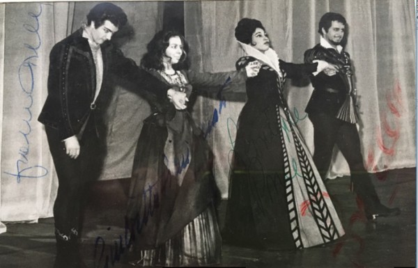 IL TROVATORE : Franco Corelli, Giulietta Simionato, Leontyne Price und Ettore Bastianini 1962 bei den Salzburger Festspielen