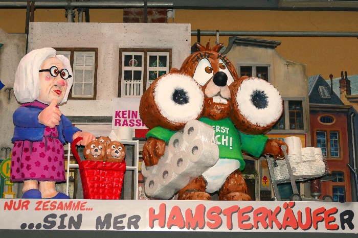 Kölner Rosenmontagszug 2021 Die Hamsterkäufe R Foto Andrea Matzker P4900414 (2)