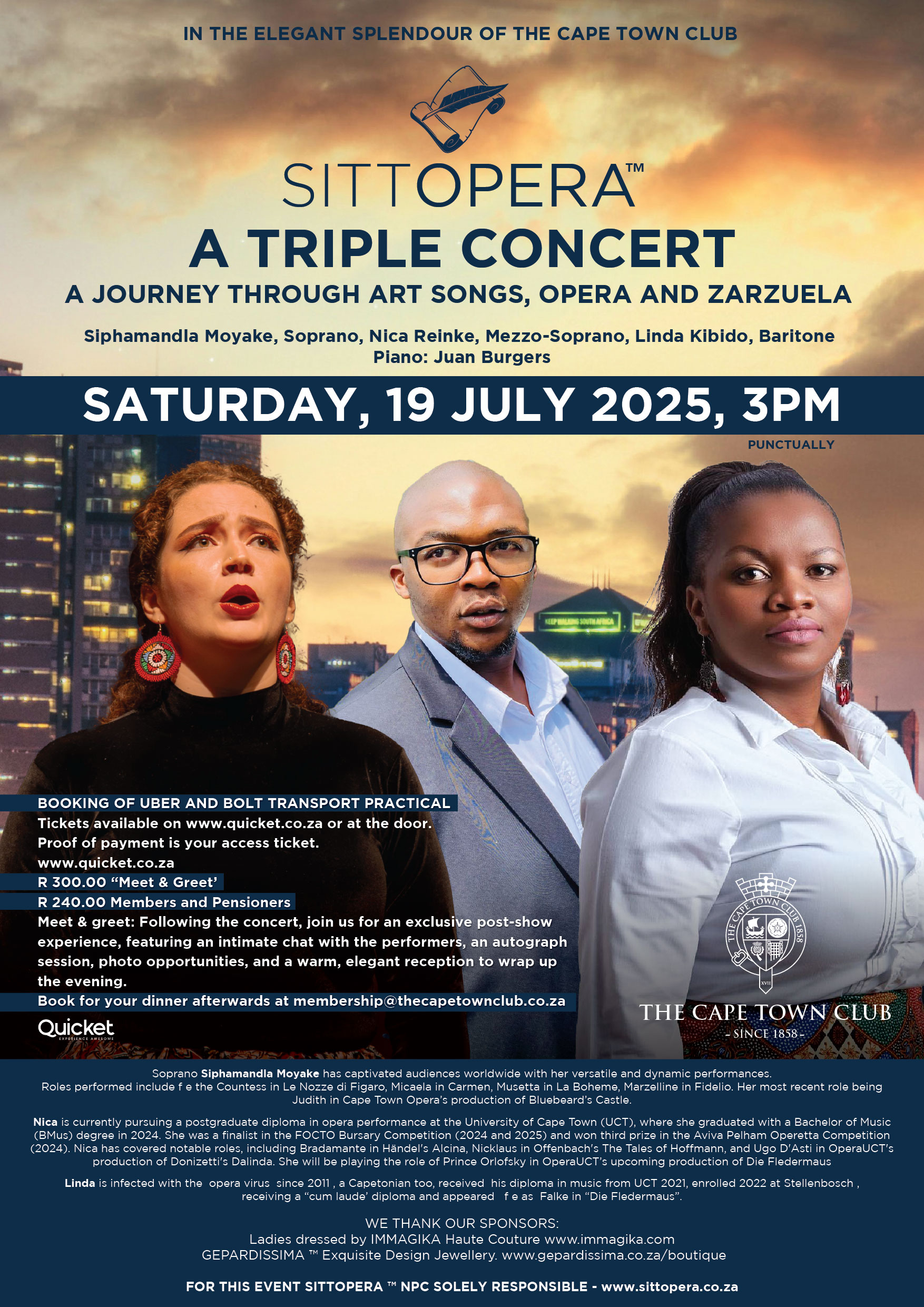 si op triple concert 19.7.25 flyer