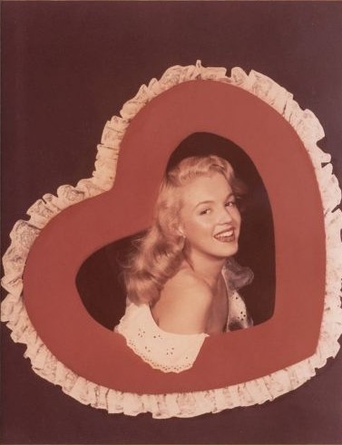 marilyn monroe happy valentin photo bernard of hollywood 1947 (sammlung manuela miebach)